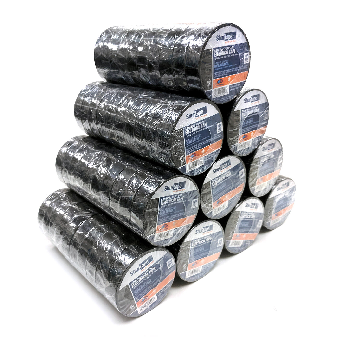 Shurtape 200782 EV 057B UL Listed Electrical Tape Black 3/4