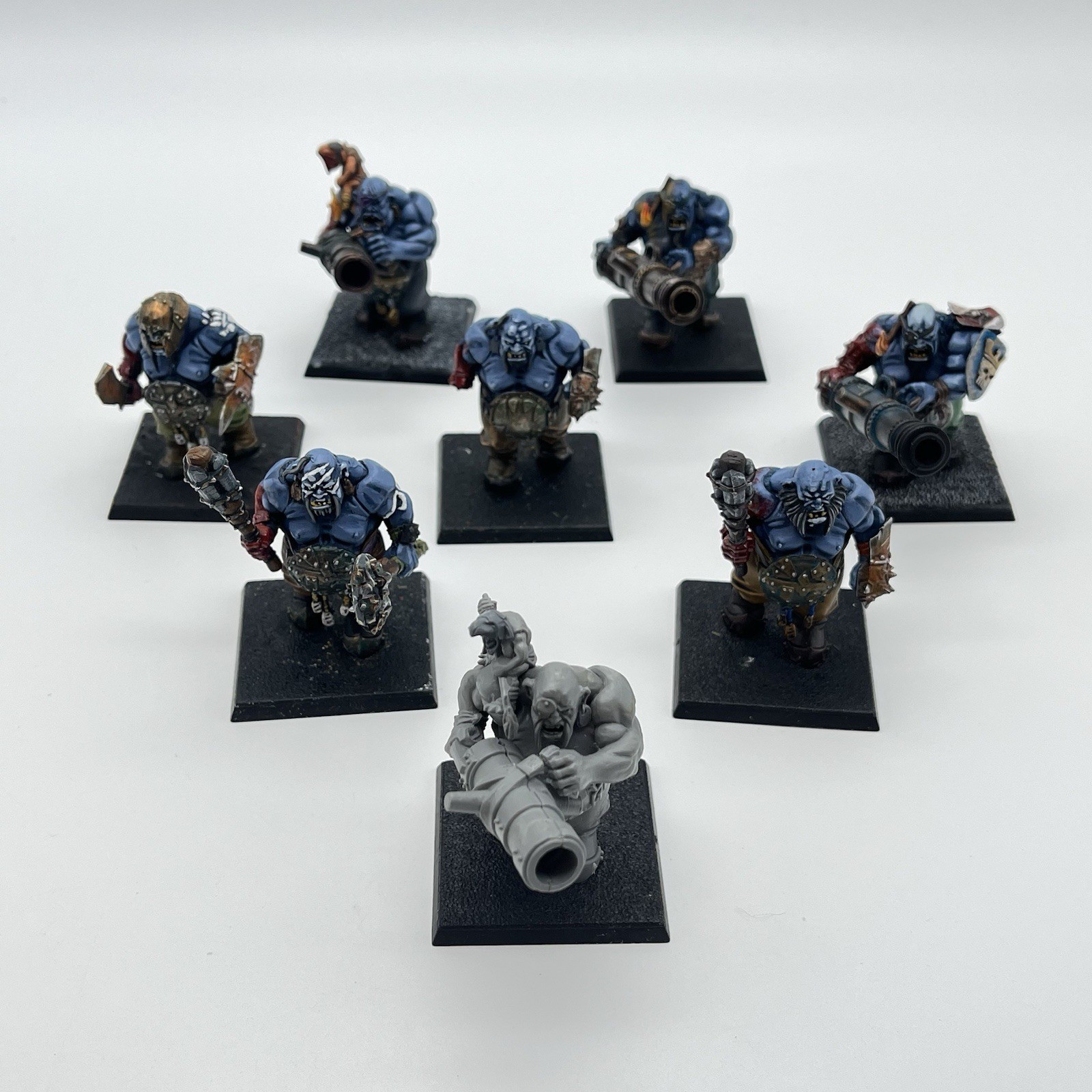 Warhammer AoS Ogor Mawtribe Gluttons and Leadbelchers Mixed Lot Greatly Painted 