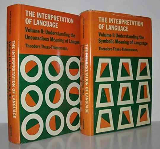 The Interpretation of - Hardcover, by THASS-THIENEMANN Theodore - Acceptable j The Interpretation of - Hardcover, by THASS-THIENEMANN Theodore - Acceptable j