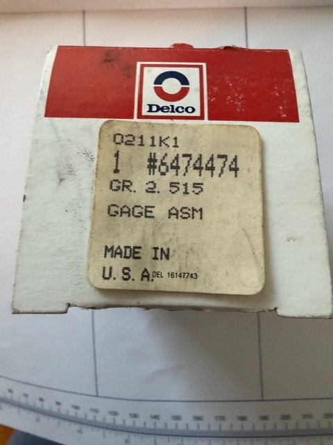 AC DELCO GM OEM  NOS 1st DESIGN CHEVROLET GMC TRUCK VOLT GUAGE METER 6474474