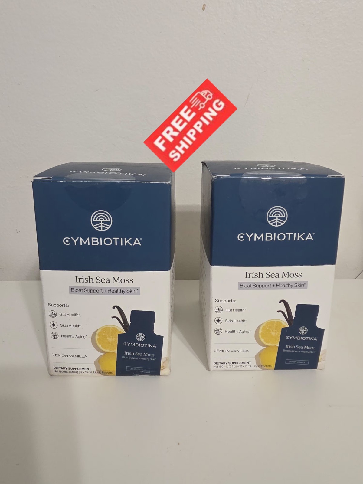 CYMBIOTIKA Irish Sea Moss Brand New In Box 12 packets x 2, 24 total. Exp 9/2026