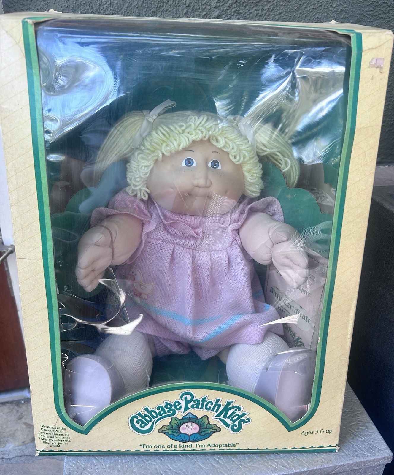 1983 Cabbage Patch Kids Blonde Girl Doll NRFB 1983 Cabbage Patch Kids Blonde Girl Doll NRFB