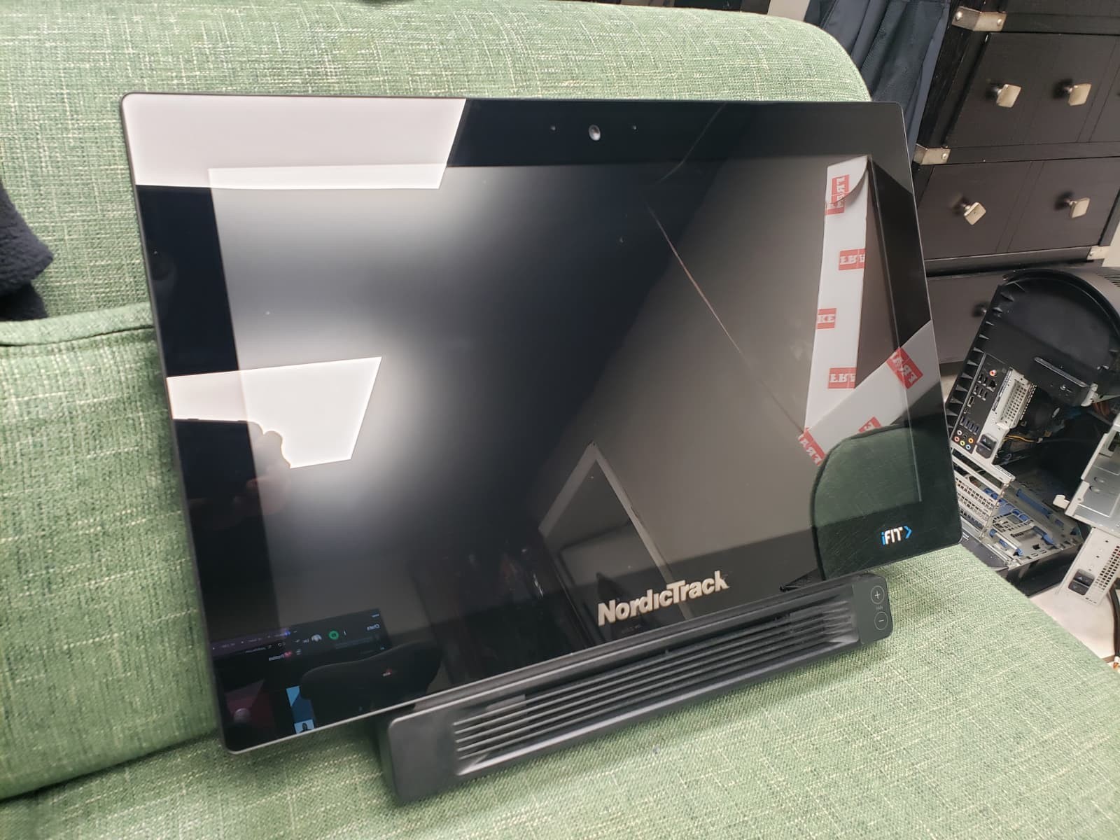 NordicTrack Commercial S22i Studio Cycle iFit  Screen + Fan - UNTESTED