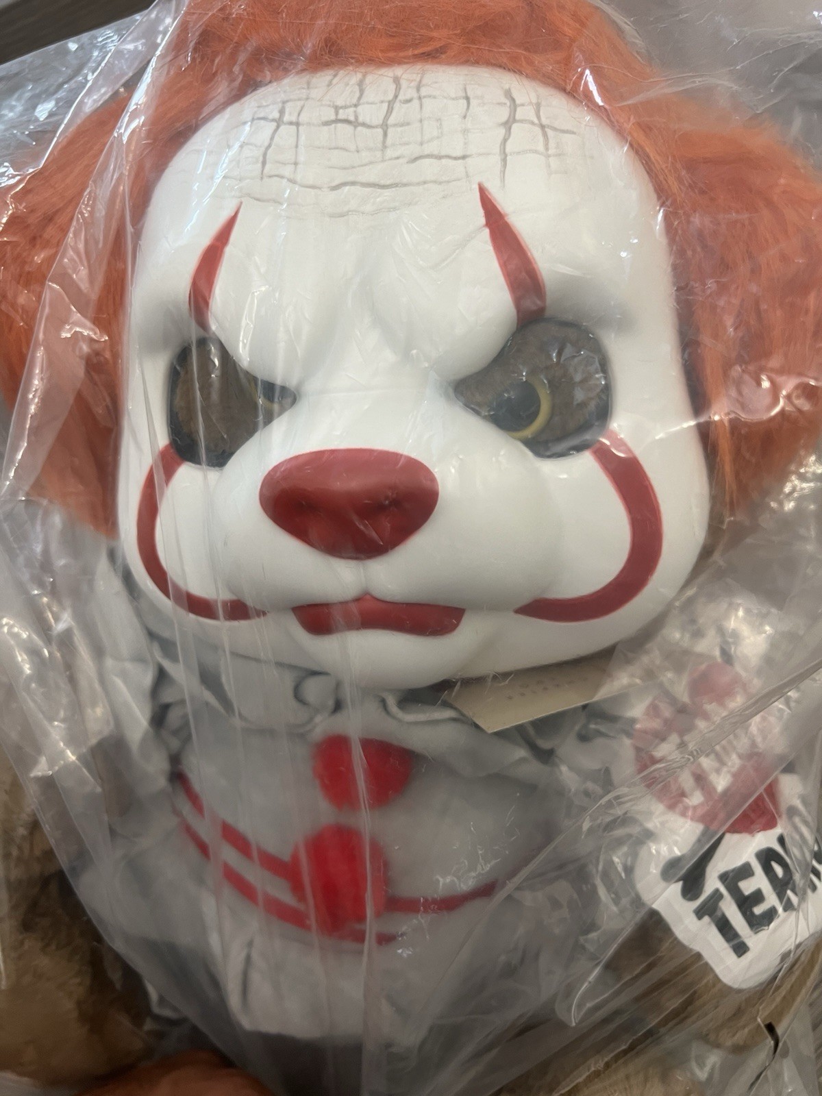 Spirit Halloween Teddy Terrors Pennywise IT Plush Bear NEW Horror Halloween Spirit Halloween Teddy Terrors Pennywise IT Plush Bear NEW Horror Halloween