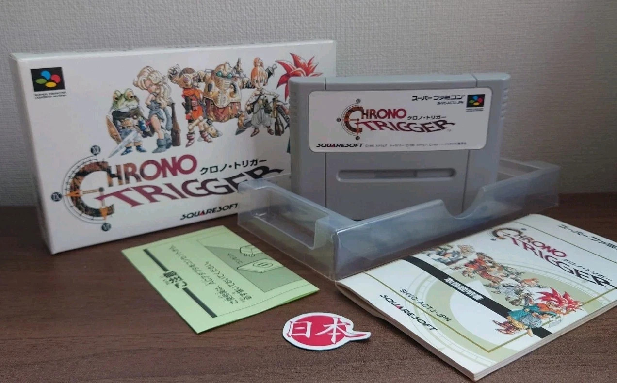 Chrono Trigger + Manual Super Nintendo Japan SNES Super Famicom 