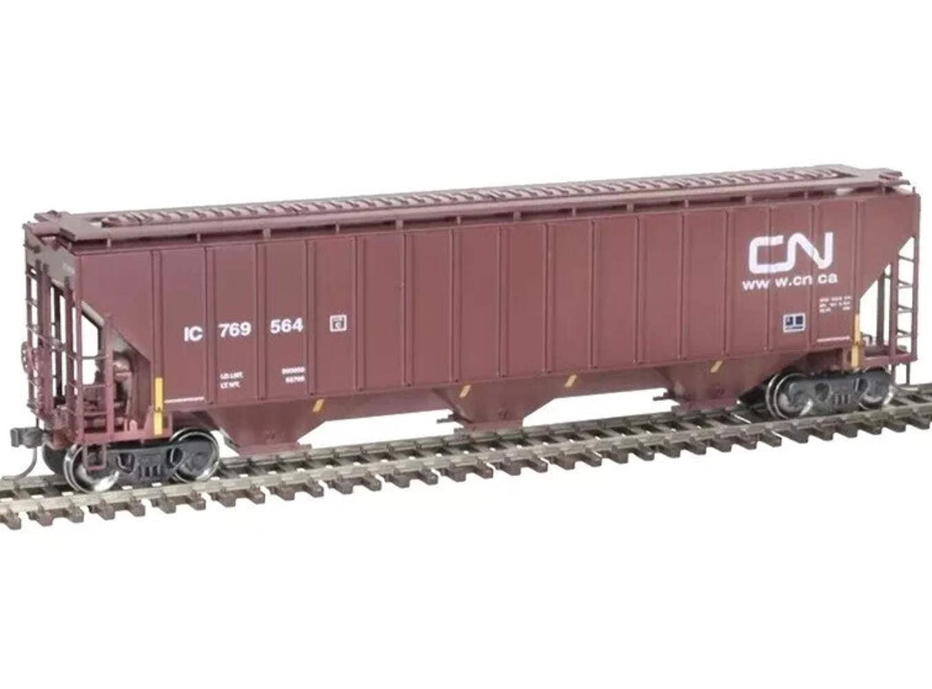 Atlas Trainman HO 20006654 Thrall 4750 Covered Hopper CN/IC #769578