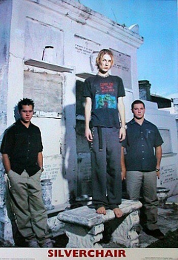 SILVERCHAIR POSTER Graveyard Group Shot NEW 24X36 SILVERCHAIR POSTER Graveyard Group Shot NEW 24X36