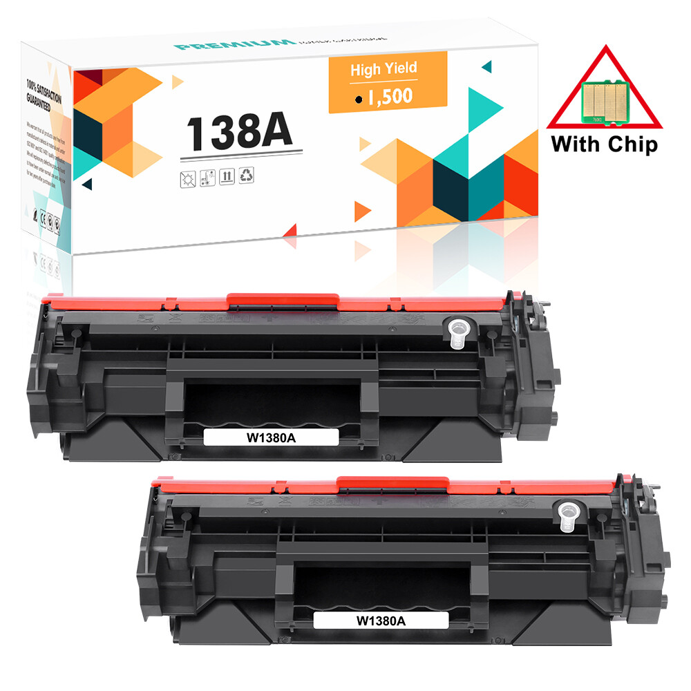 1-4PK 138A W1380A Toner Cartridge with Chip for HP Laser Jet Pro MFP 3101fdw