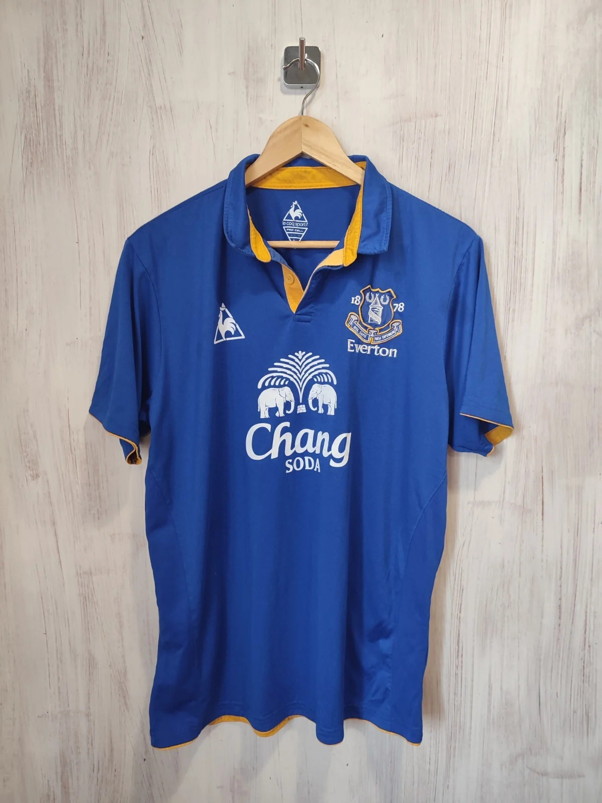 FC Everton 2011 2012 home Size L football shirt jersey soccer kit maillot trikot