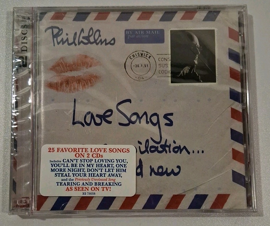Love Songs: a Compilation Old and New by Phil Collins (CD, 2004) Love Songs: a Compilation Old and New by Phil Collins (CD, 2004)