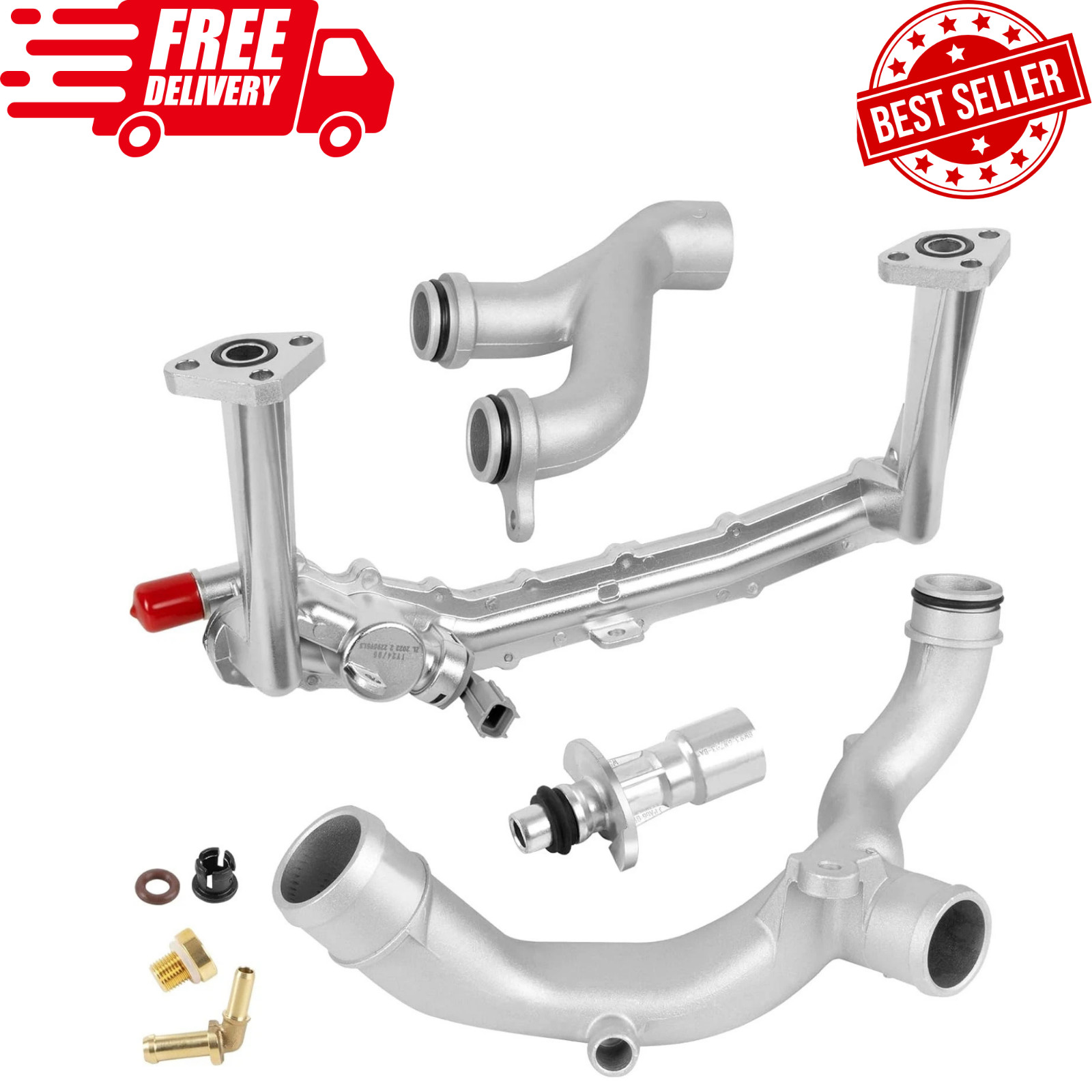 Coolant Water Pipe Cooling System Kit, Fits for Land Rover Range Rover Sport LR4