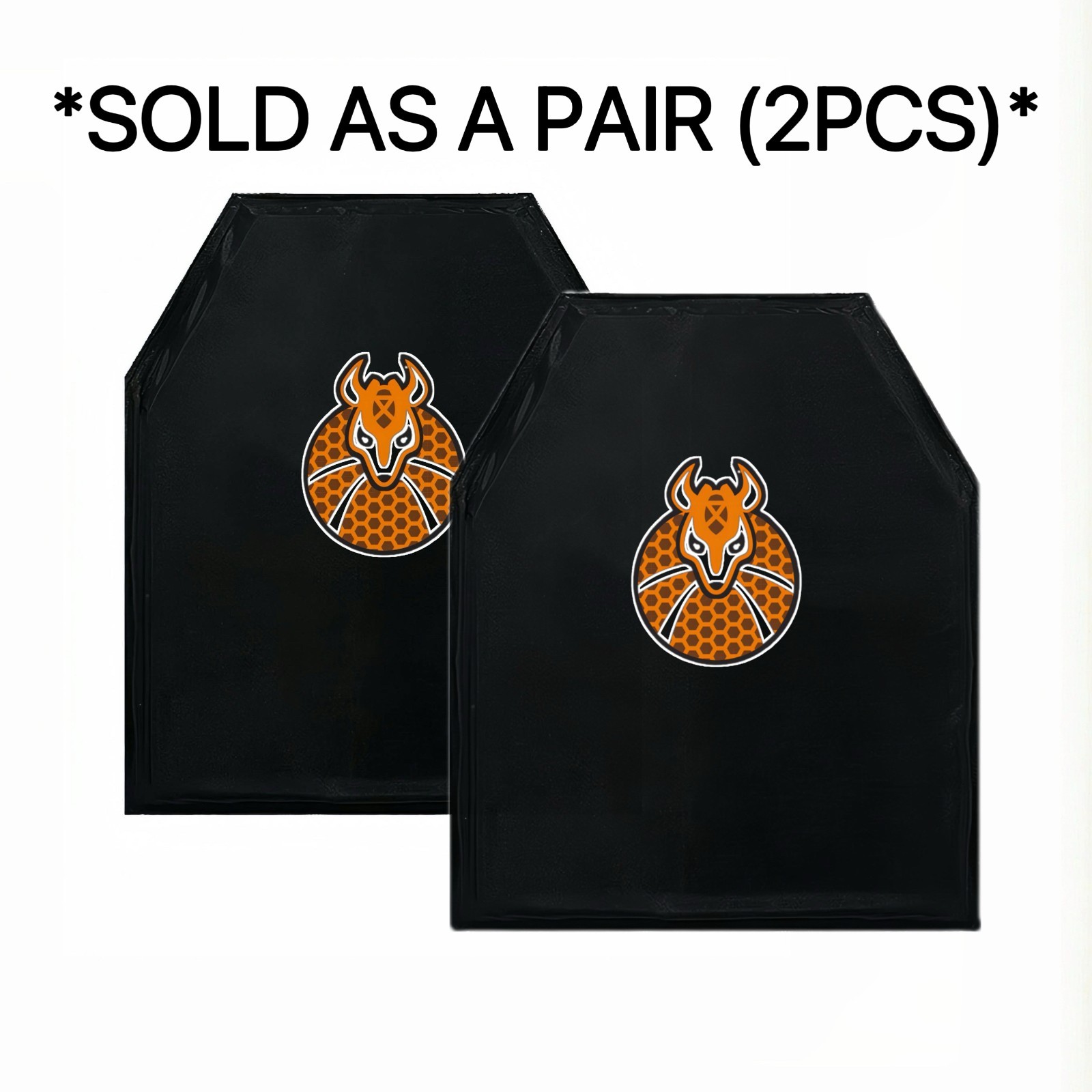 IRON ARMADILLO® Level IIIA Soft Body Armor Plate Multi Size stop 9MM .44MAG PAIR