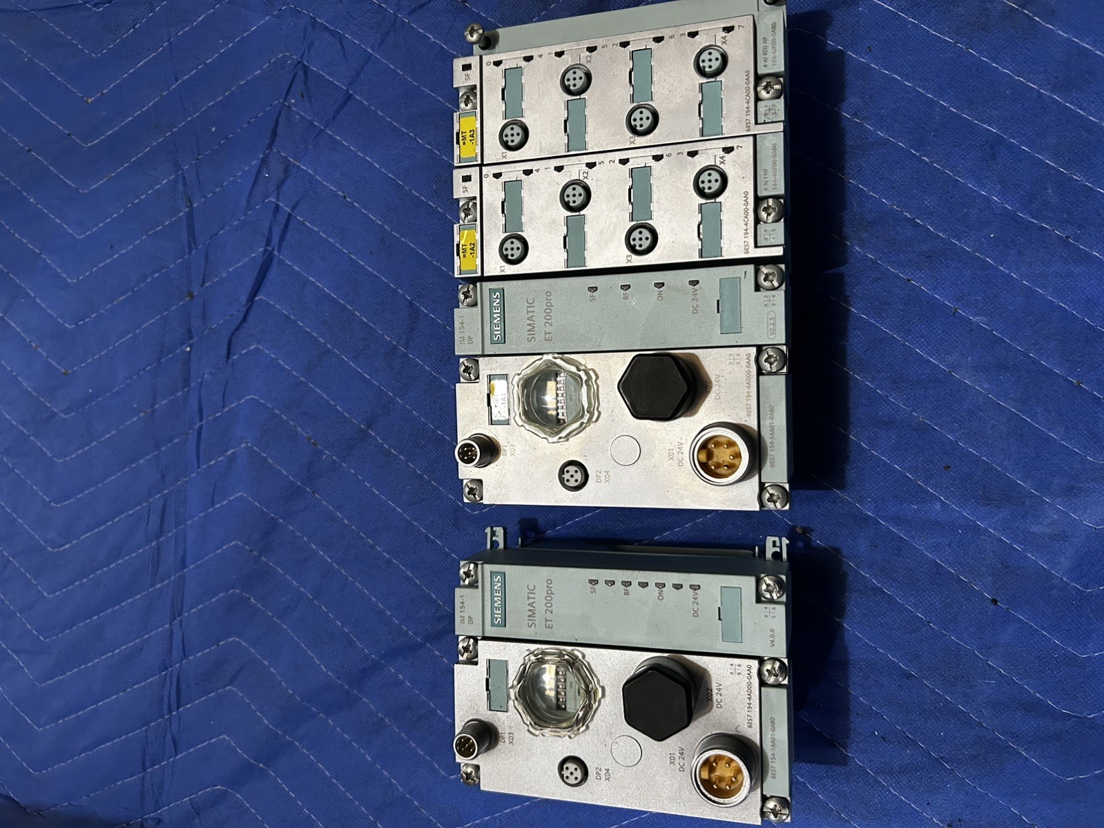 Siemens SIMATIC ET 200pro 2x IM154-1 DP 6ES7 154-1AA01-0AB0 Used Lot Siemens SIMATIC ET 200pro 2x IM154-1 DP 6ES7 154-1AA01-0AB0 Used Lot