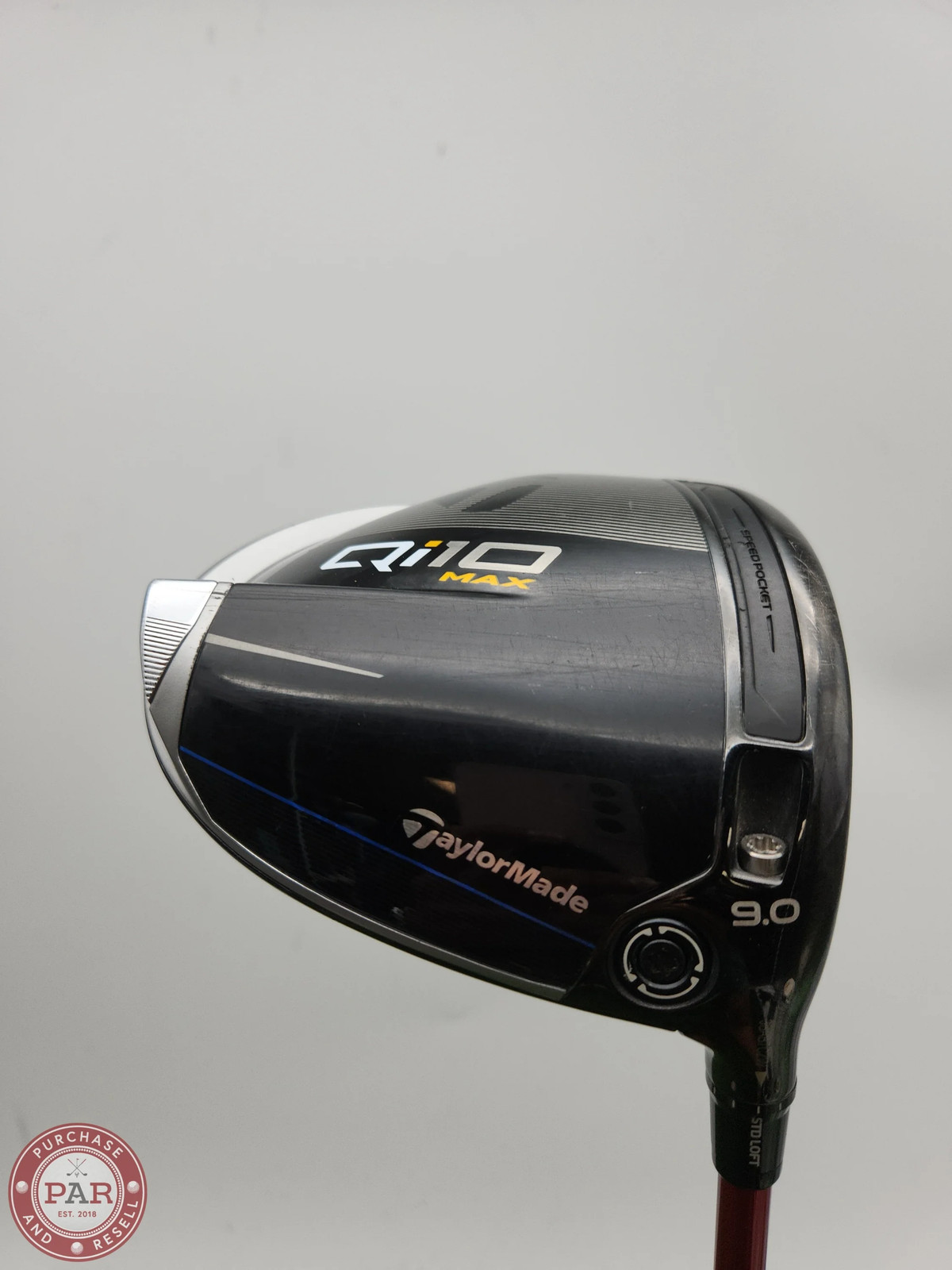 2024 TAYLORMADE QI10 MAX DRIVER 9* STIFF FUJI SPEEDER NX 60 +HC VERYGOOD