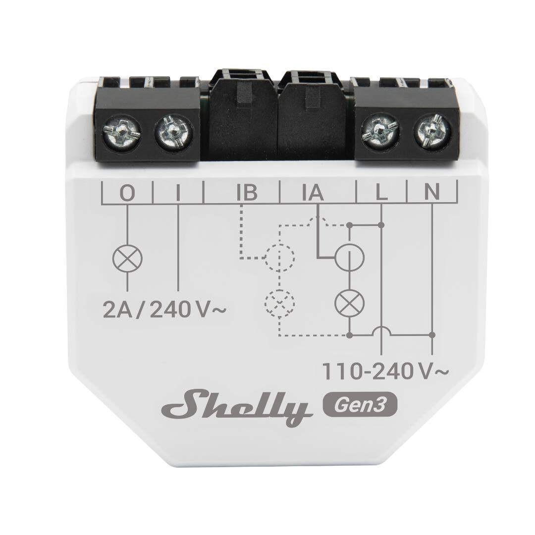Shelly EM Gen3 50A. Wi-Fi Smart Energy Meter with Dry Contact | Open Box