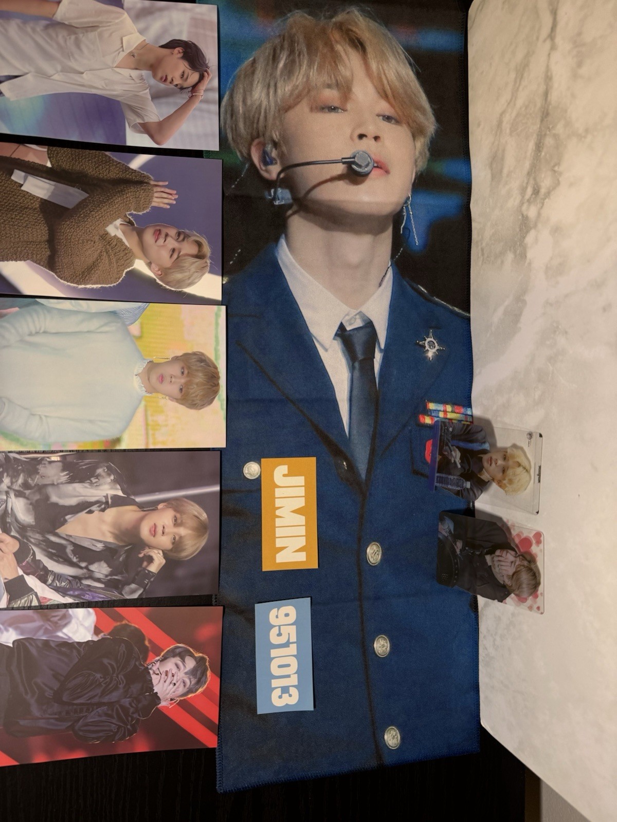 BTS Jimin 951013 Fan Banner Set + Photo Cards K-Pop Merchandise NEW
