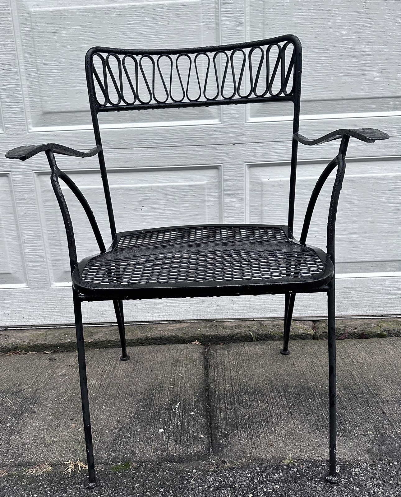 MCM Armchair Salterini Ribbon collection, designed by Maurizio Tempestini 1950s.