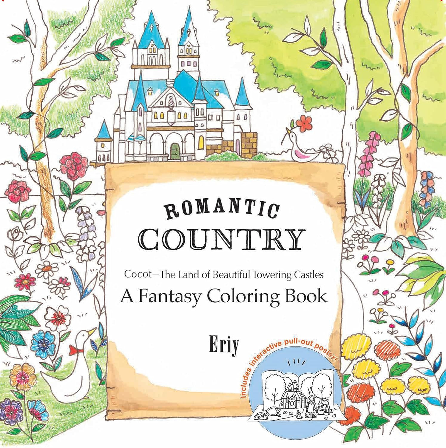 Romantic Country: a Fantasy Coloring Book Romantic Country: a Fantasy Coloring Book