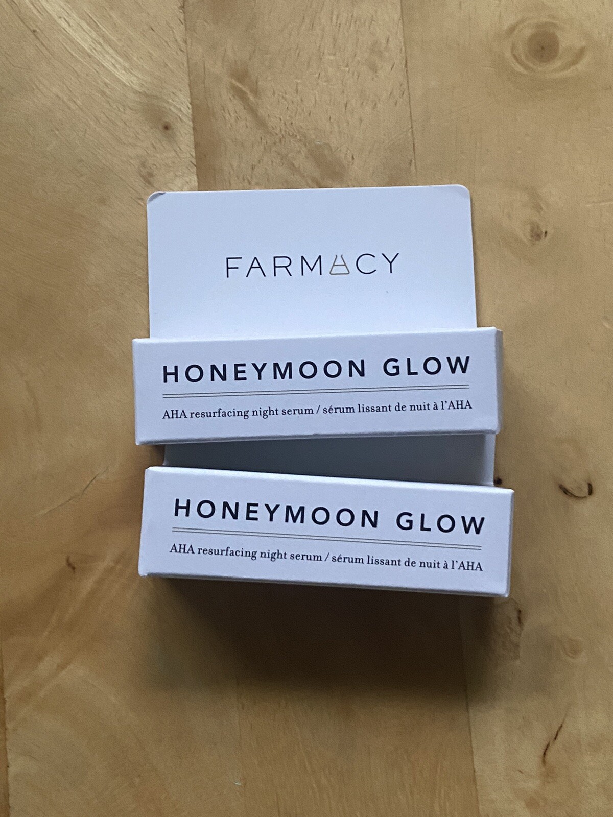 2x BNIB FARMACY Honeymoon Glow AHA resurfacing night serum mini honey moon 10 ml 2x BNIB FARMACY Honeymoon Glow AHA resurfacing night serum mini honey moon 10 ml