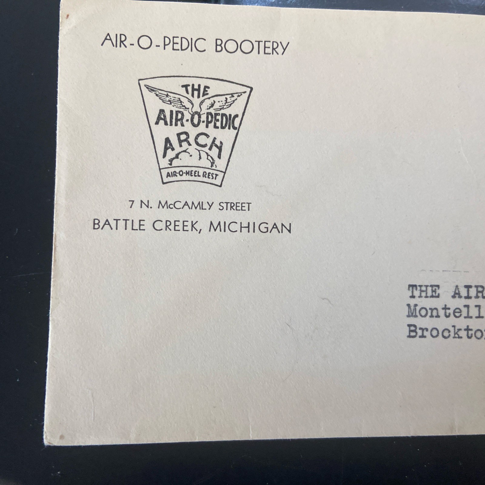 1936 Ad Cover / Rail Postage; The Air-O-Pedic Bootery via Buff. & Chi. TR40, VF 1936 Ad Cover / Rail Postage; The Air-O-Pedic Bootery via Buff. & Chi. TR40, VF