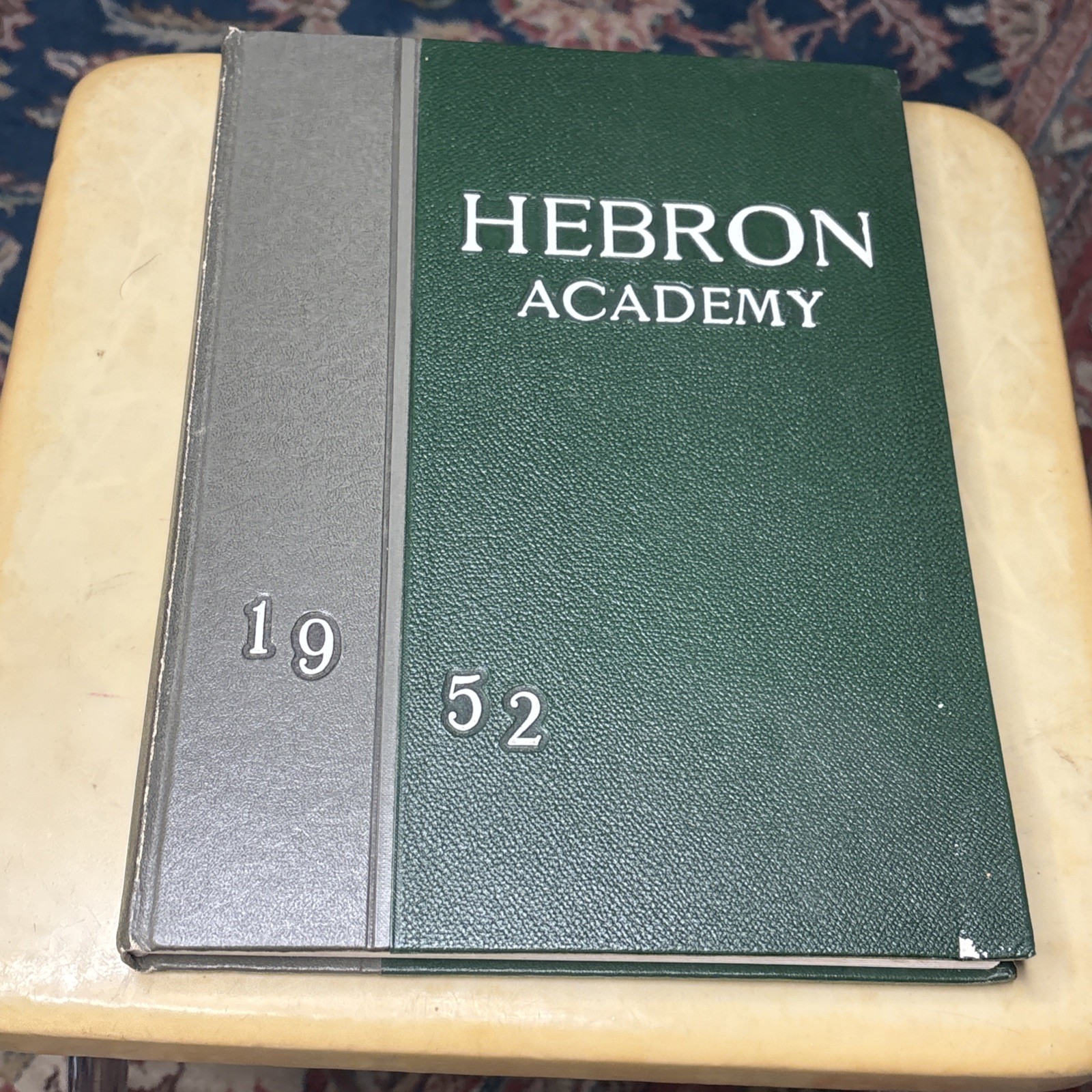 Hebron Academy Yearbook 1952 Maine Prep School Vintage Private School Annual