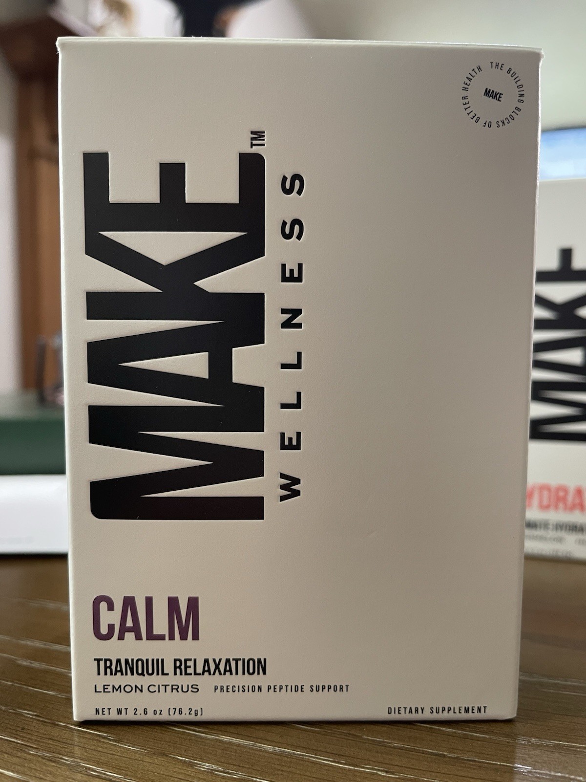 MAKE Wellness Calm Tranquil Relaxation Lemon Citrus 30 Individual Packs New