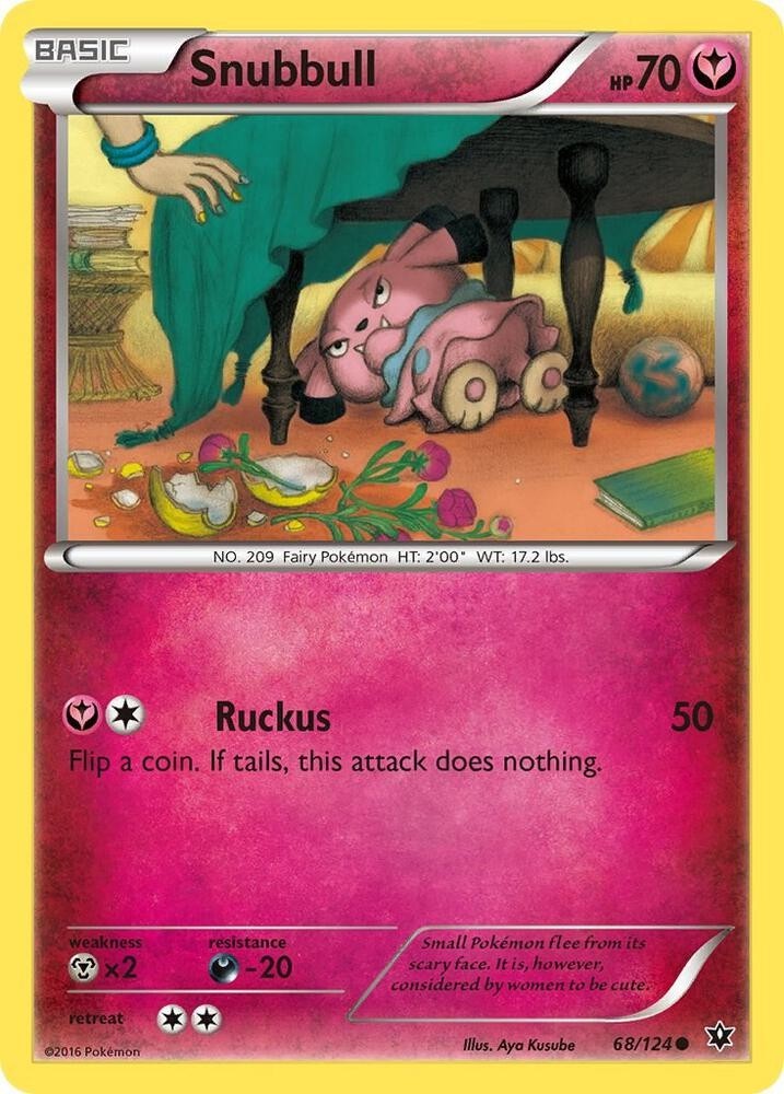 Snubbull 68/124 Common Fates Collide Pokemon Lightly Played