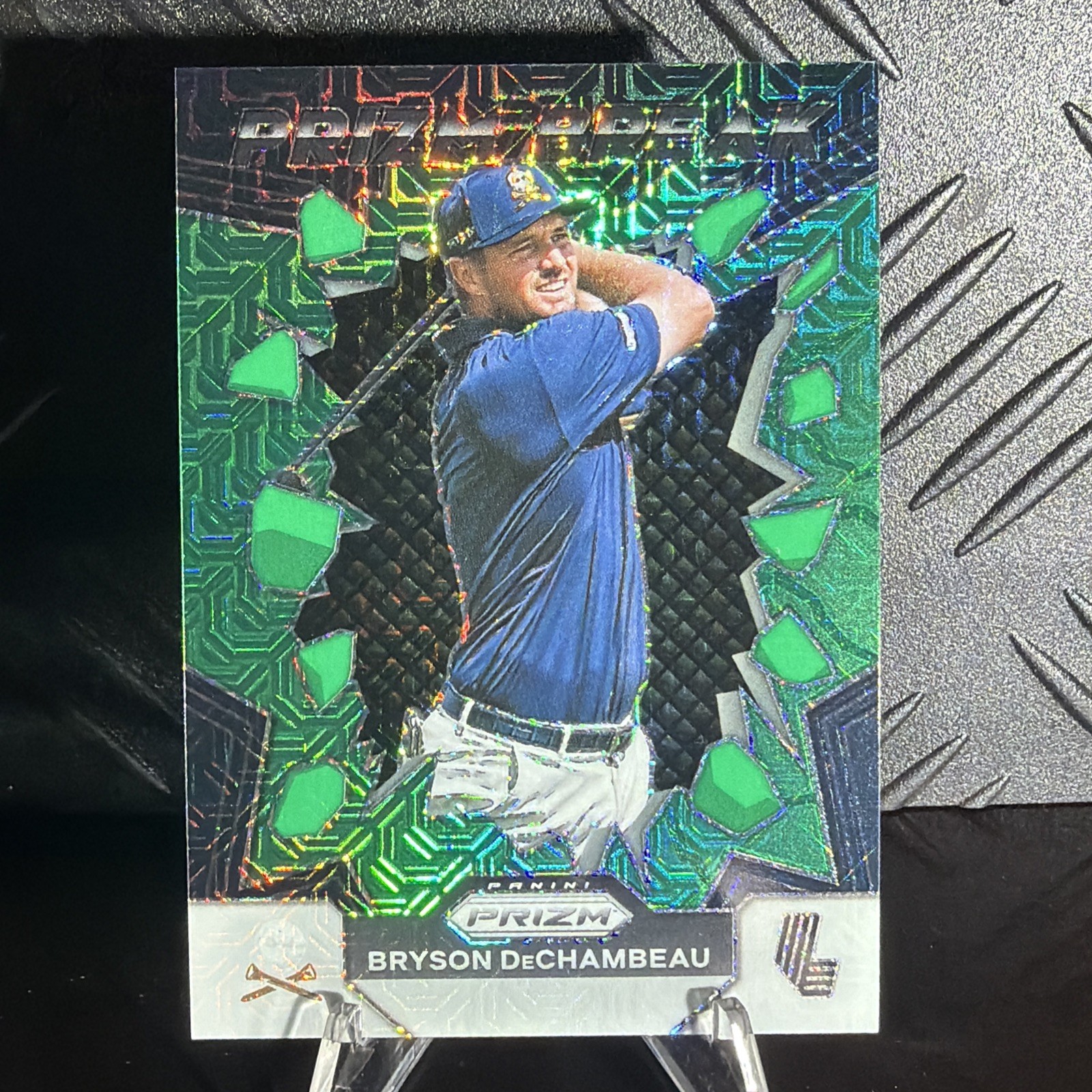 2024 Panini Prizm Liv Golf - Bryson DeChambeau #12 Green Mojo Prizm /54 2024 Panini Prizm Liv Golf - Bryson DeChambeau #12 Green Mojo Prizm /54