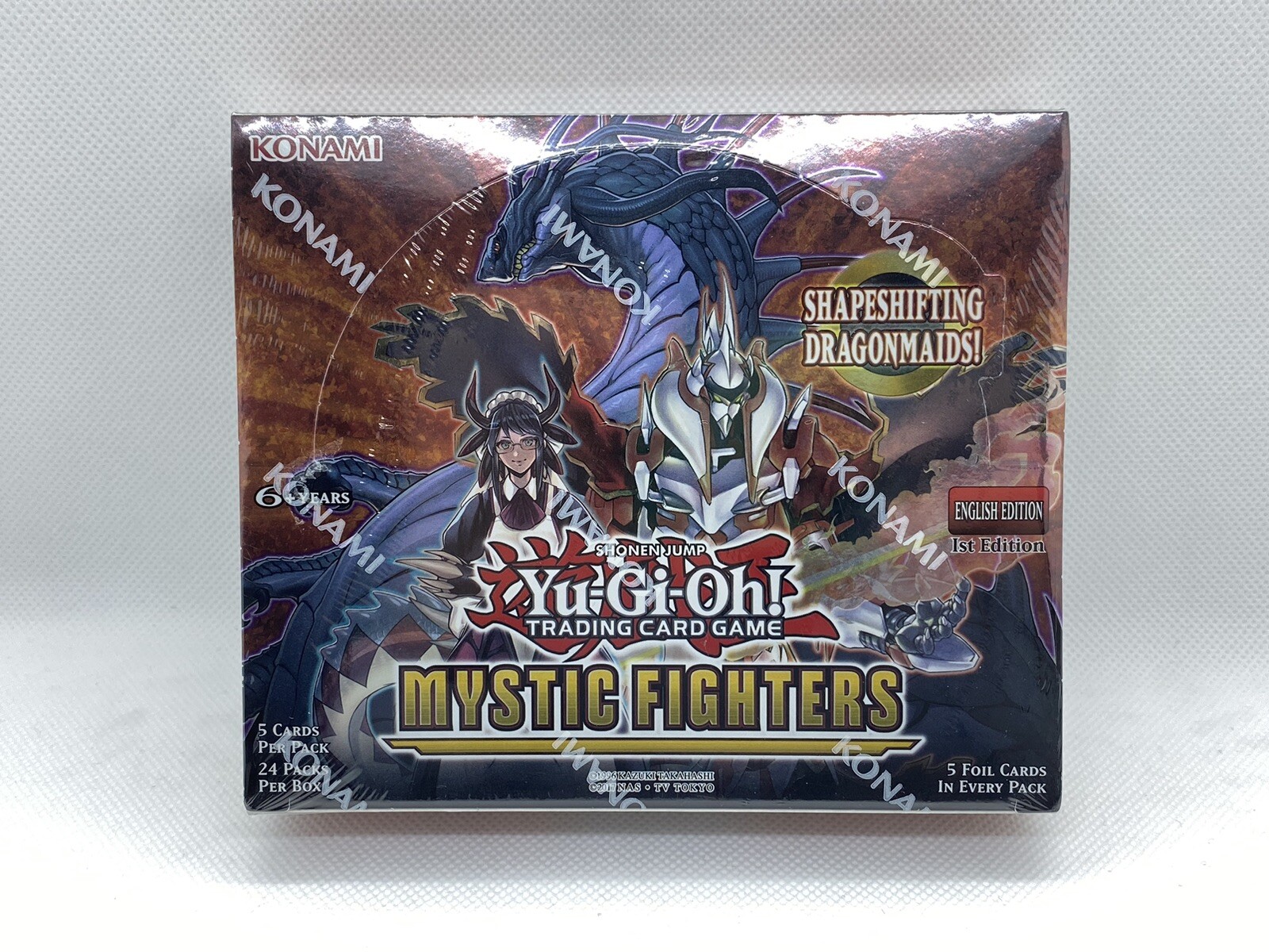 Yu-Gi-Oh Mystic Fighters English Booster Box | 1st Edition, Factory Sealed New Yu-Gi-Oh Mystic Fighters English Booster Box | 1st Edition, Factory Sealed New