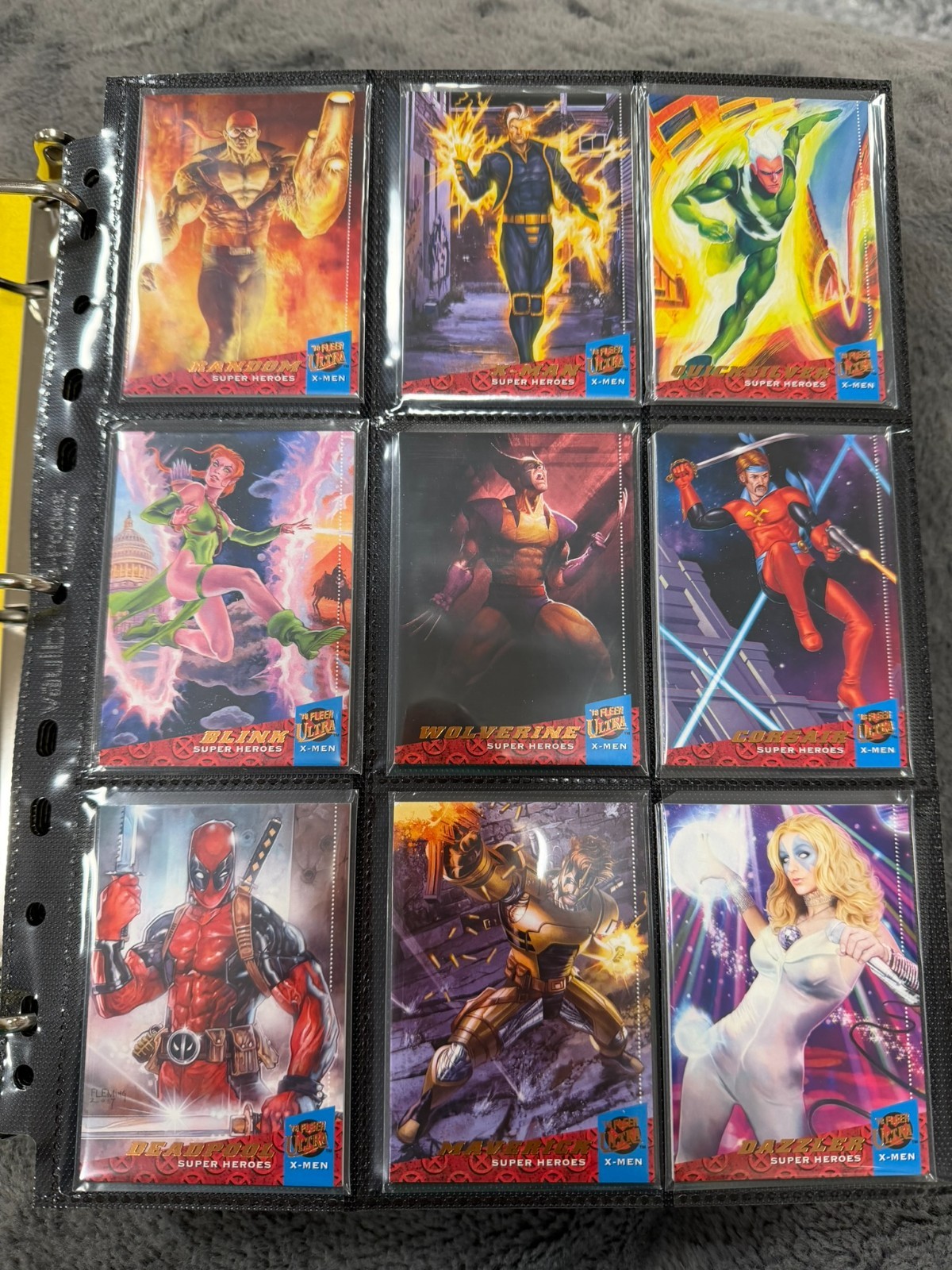 2018 Fleer Ultra X-Men Mostly MASTER Base Subsets Magnetism Set