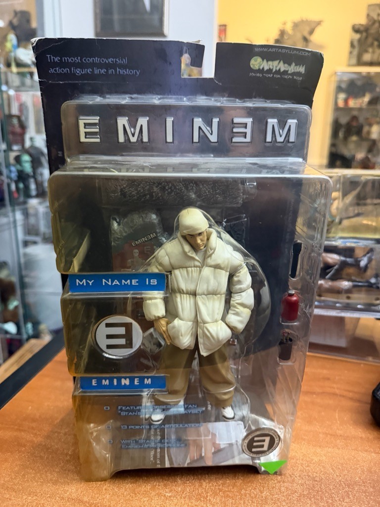 Vintage 2001 Art Asylum Eminem My Name Is Eminem Rare Rap Hip Hop Action Figure