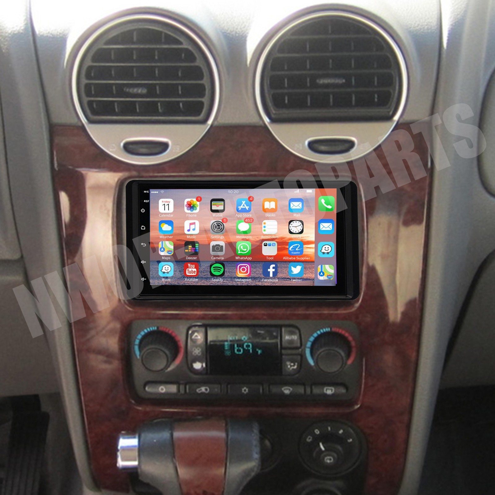 For Isuzu Ascender 2003-2008 Android 15 Apple Carplay Car Radio Stereo GPS 2+64G