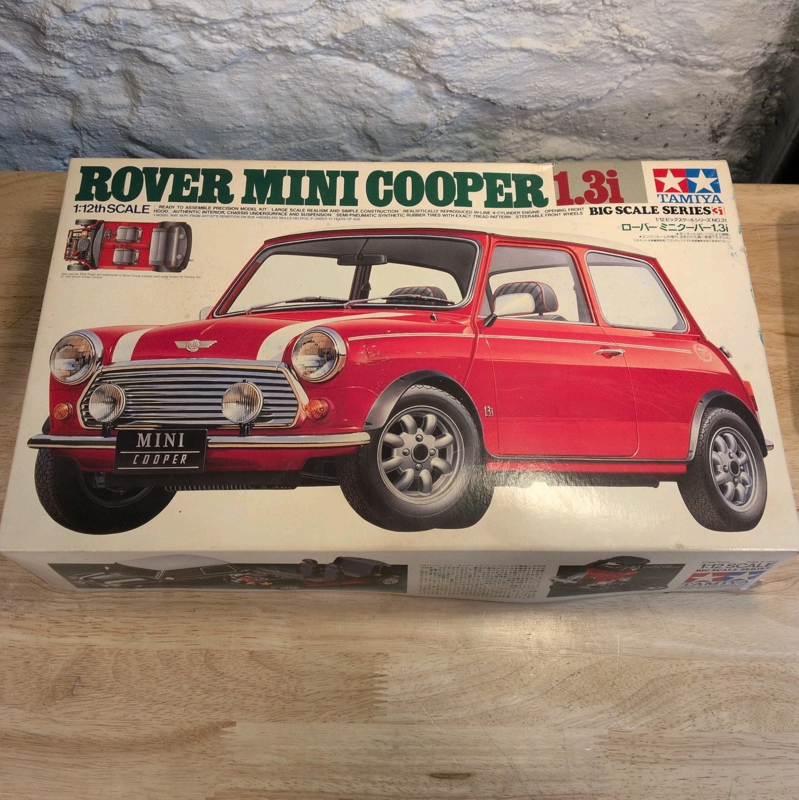 Tamiya Rover 1/12  Mini Cooper 1.3i Model Kit 12031 8500 Big Scale Series 