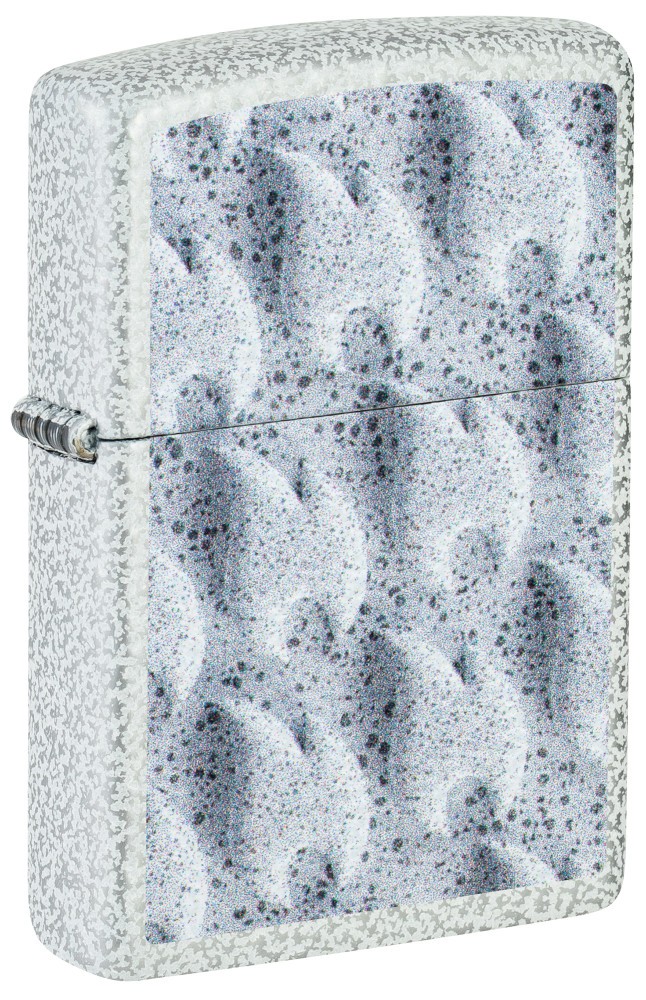Zippo Frozen Flames Design Glacier Windproof Pocket Lighter, 46599 Zippo Frozen Flames Design Glacier Windproof Pocket Lighter, 46599