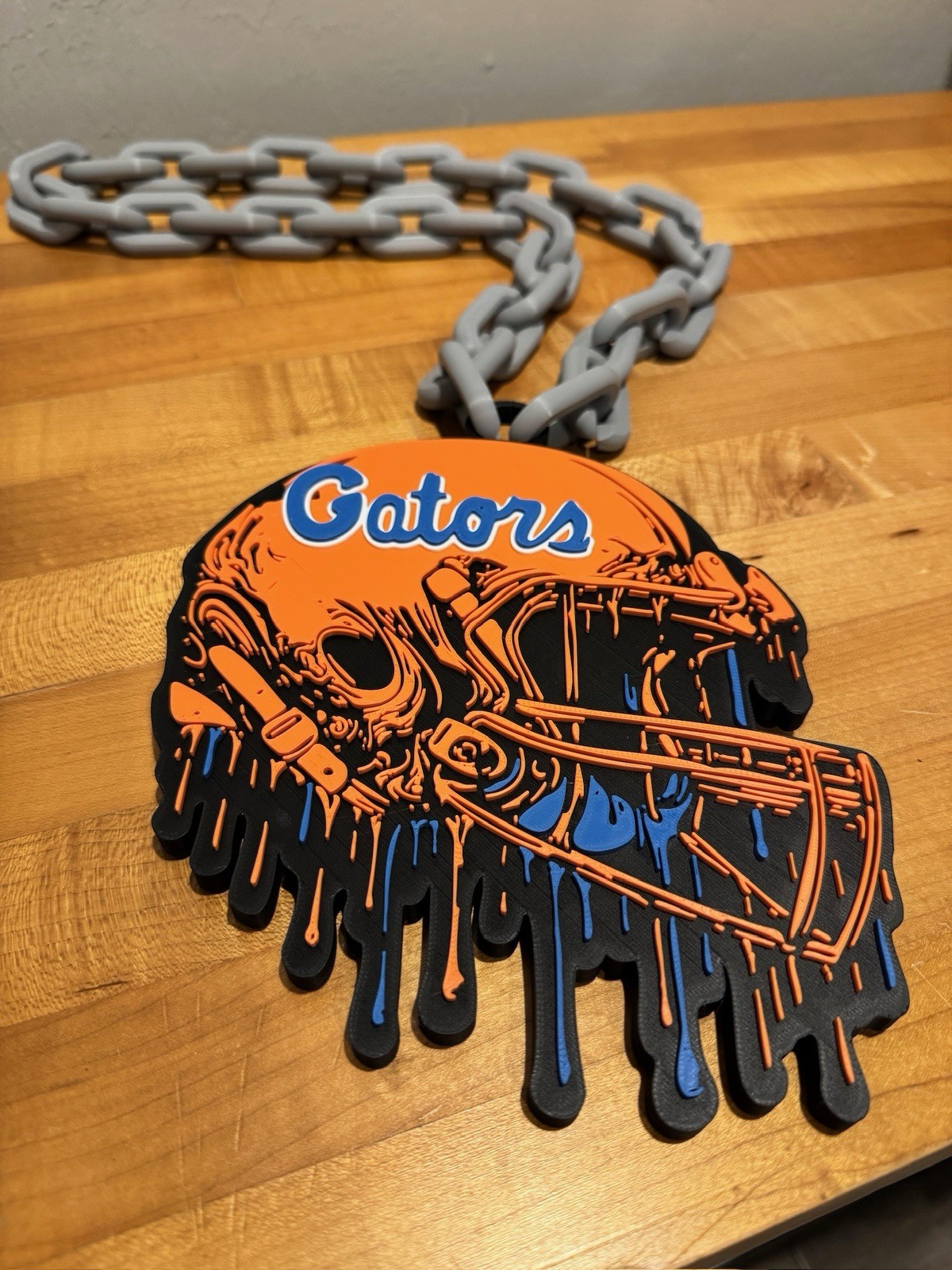 New Florida Gators Chain Necklace Drip Style Hype Fan Gear New Florida Gators Chain Necklace Drip Style Hype Fan Gear