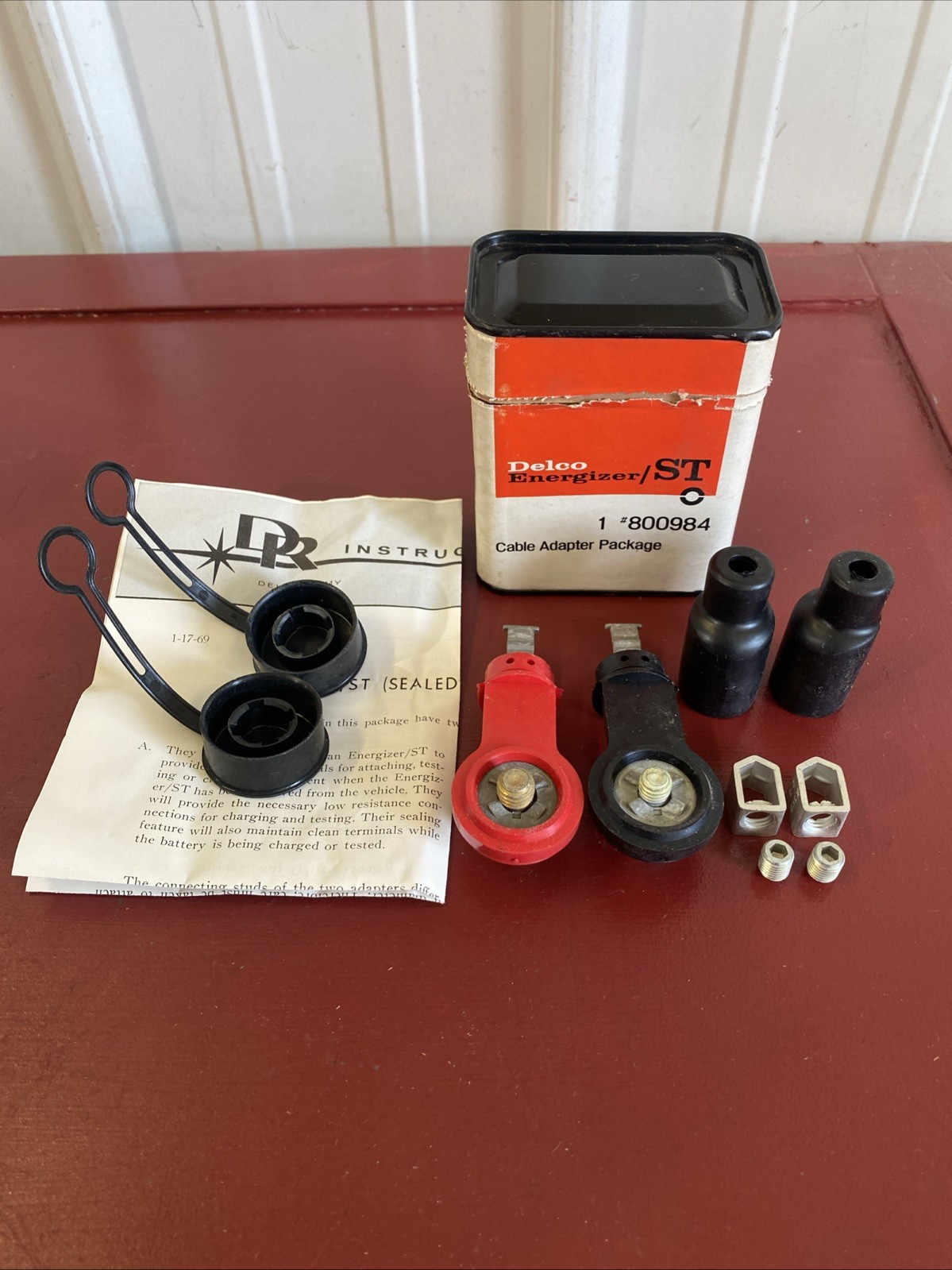 NEW OLD STOCK DELCO REMY BATTERY CABLE ADAPTER PACKAGE 800984