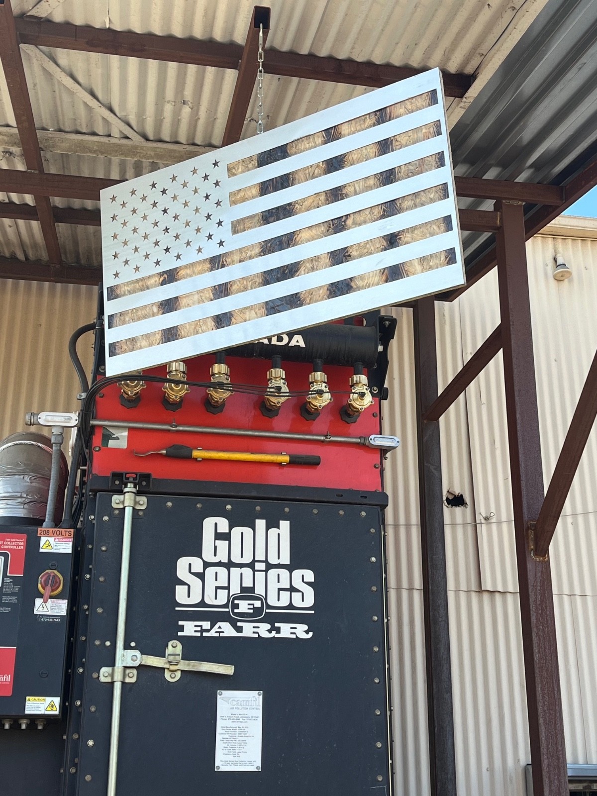 Custom Stainless Steel American Flag