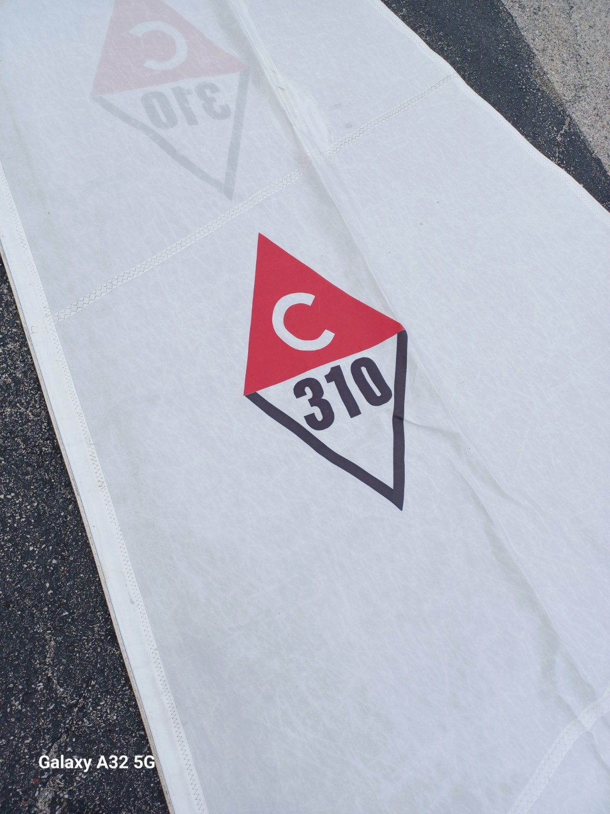 Sail Main Sail Catilina 310 Mask Furling Open Bottom Luft36,Leach 37ft,Foot 12ft