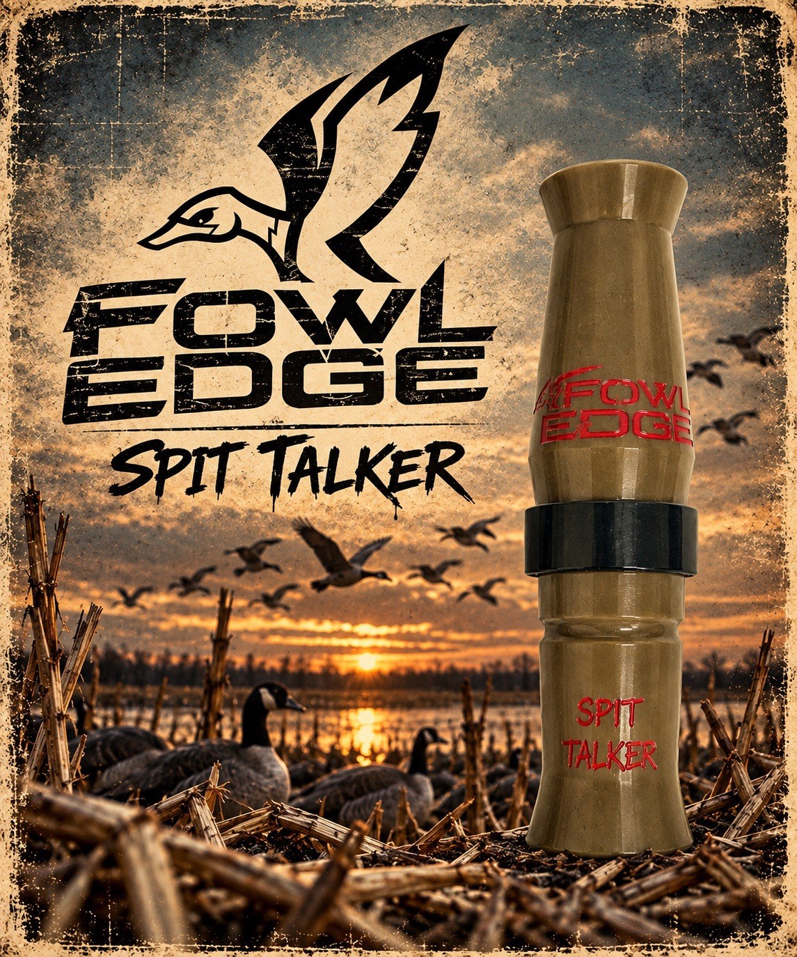 Fowl Edge Acrylic Goose Call “Spit Talker” Fowl Edge Acrylic Goose Call “Spit Talker”