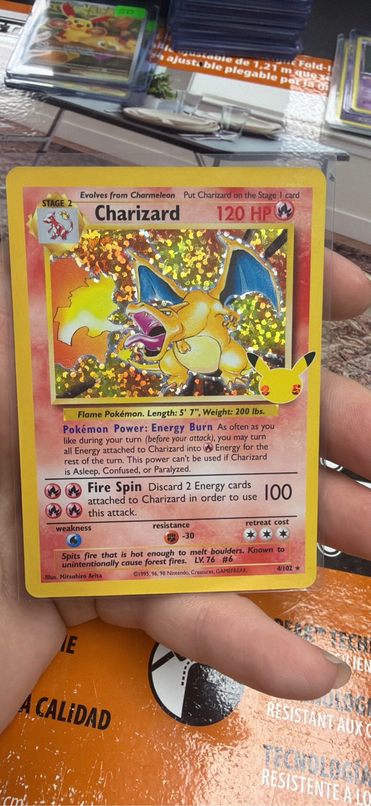 Charizard 4 - Celebrations: Classic Collection Pokemon 2021 Charizard 4 - Celebrations: Classic Collection Pokemon 2021