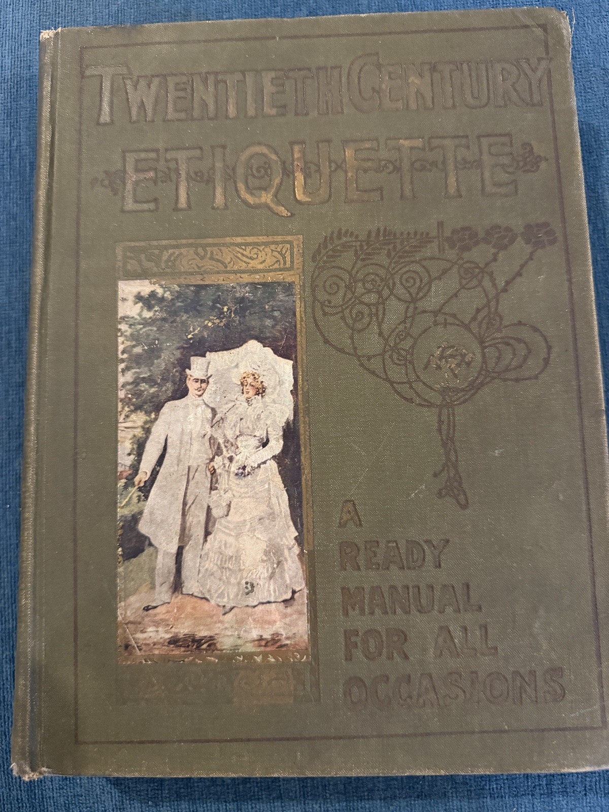 White, Annie Randall “Twentieth Century Etiquette” 1901 Illustrated Antique Book White, Annie Randall “Twentieth Century Etiquette” 1901 Illustrated Antique Book