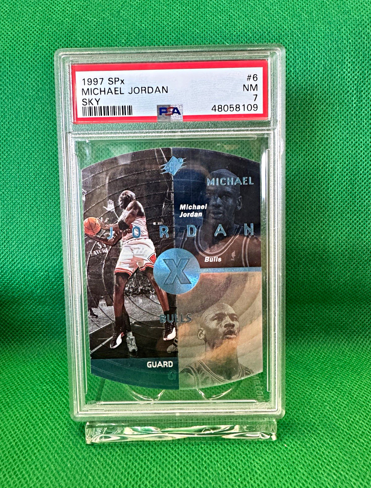 1997-98 Upper Deck SPx - Michael Jordan Sky #6 PSA 7 - Chicago Bulls
