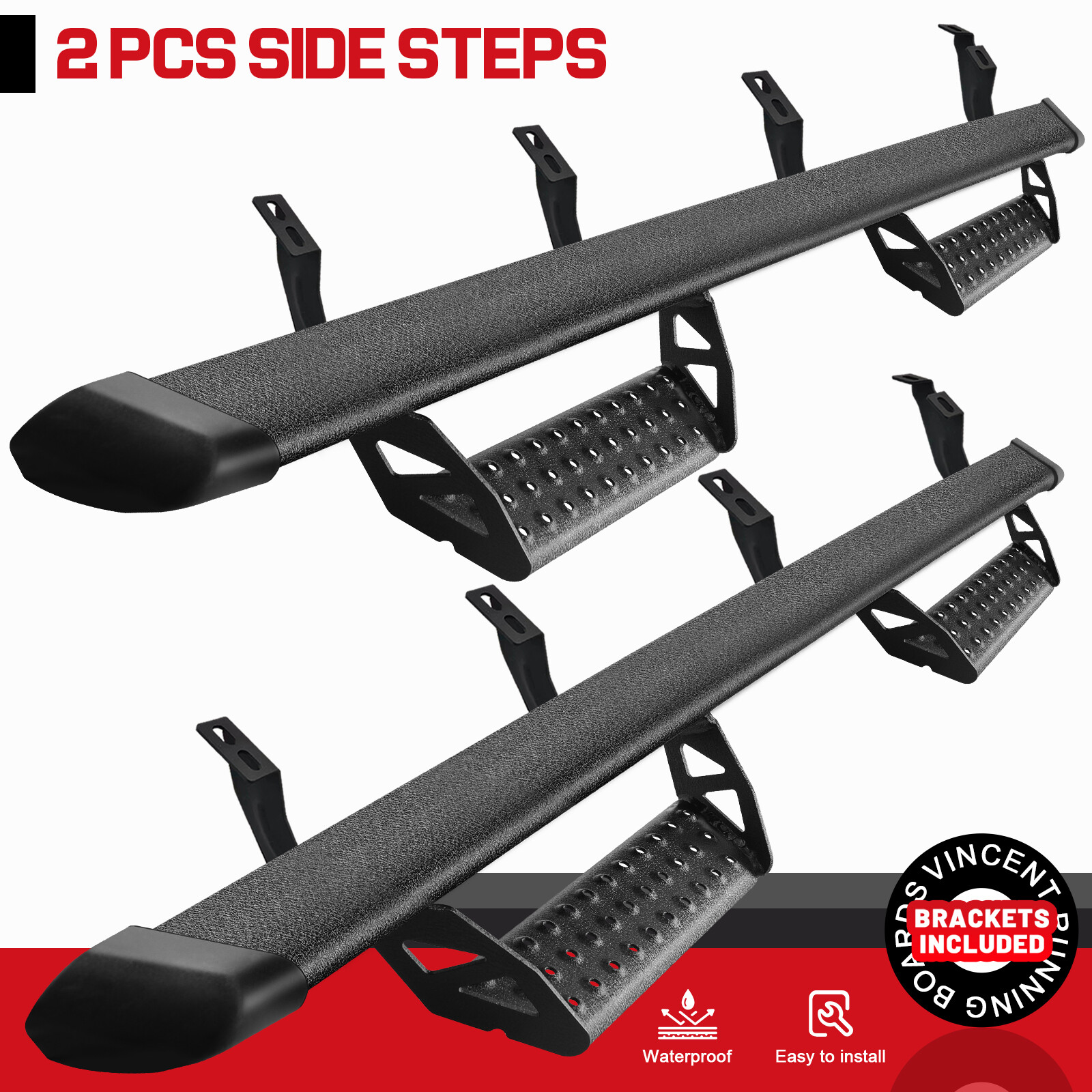 Running Board For 24-26 Toyota Tacoma Double/Crew Cab Drop BCTA Truck Side Step