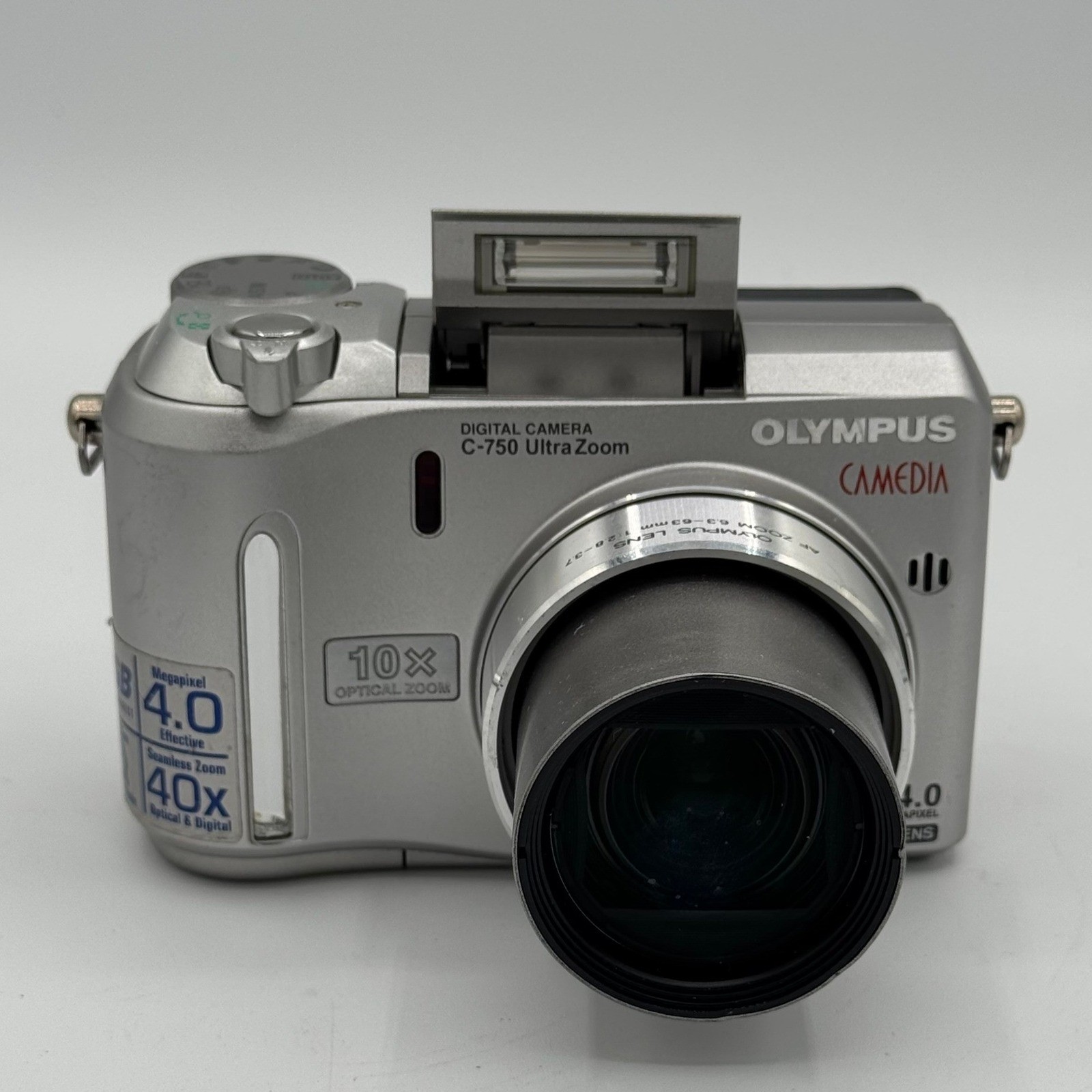 Olympus Camedia C-750 Ultra Zoom 4.0MP Digital Camera 10x Optical Zoom Silver