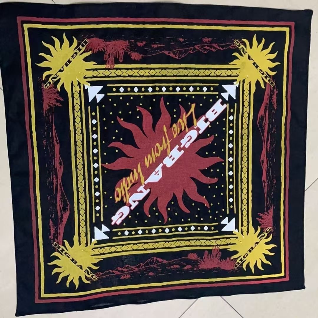 BIGBANG 20th Bandana & ZOA Bag Charm & Cushion & GD Light Stick& Goyang Scarf