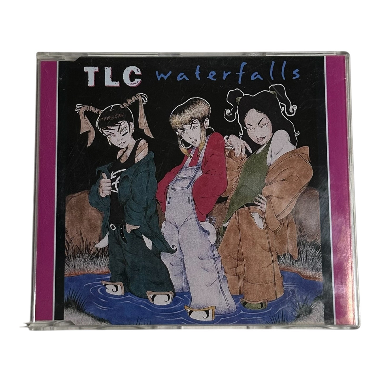 TLC Waterfalls CD Single 1995 LaFace 4-Track ONP DARP Remixes