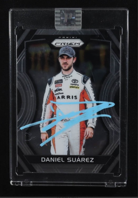 Daniel Suarez Signed Autographed 2018 Panini Prizm Card #36 Encapsulated PA COA Daniel Suarez Signed Autographed 2018 Panini Prizm Card #36 Encapsulated PA COA
