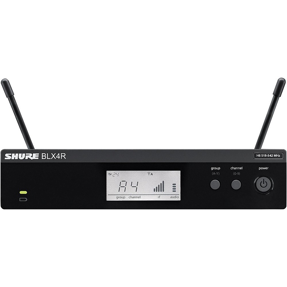 Shure BLX4R BLX Rackmountable Wireless Receiver Band H9