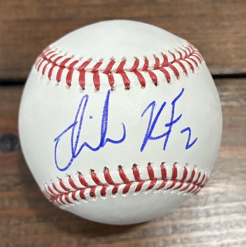 Isiah Kiner Falefa signed ROMLB Rawlings Baseball Red Sox Yankees Autograph COA
