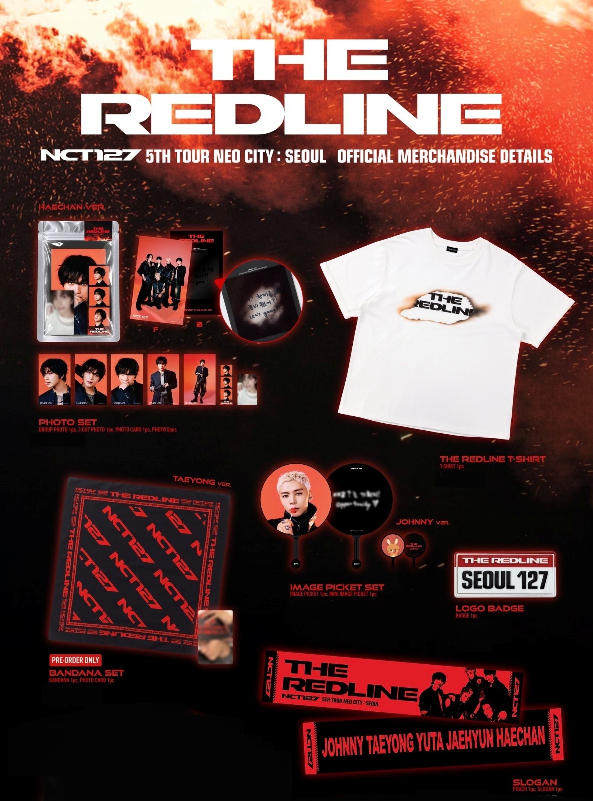 (Offline Pre-order) 2026 NCT 127 5TH TOUR [ NEO CITY - THE REDLINE ] OFFICIAL MD